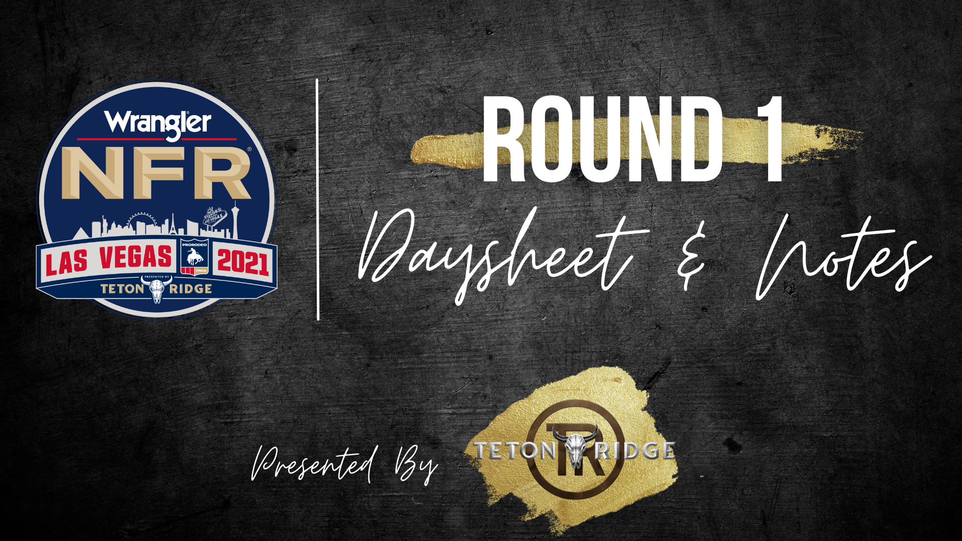 National Finals Rodeo 2023: Round 1 Daysheet - The Cowboy Channel