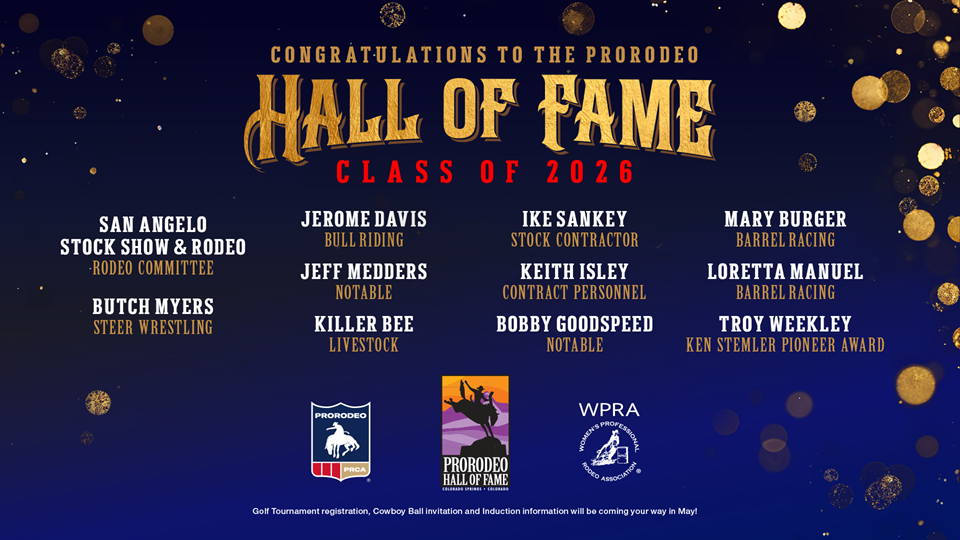 2026 ProRodeo Hall of Fame