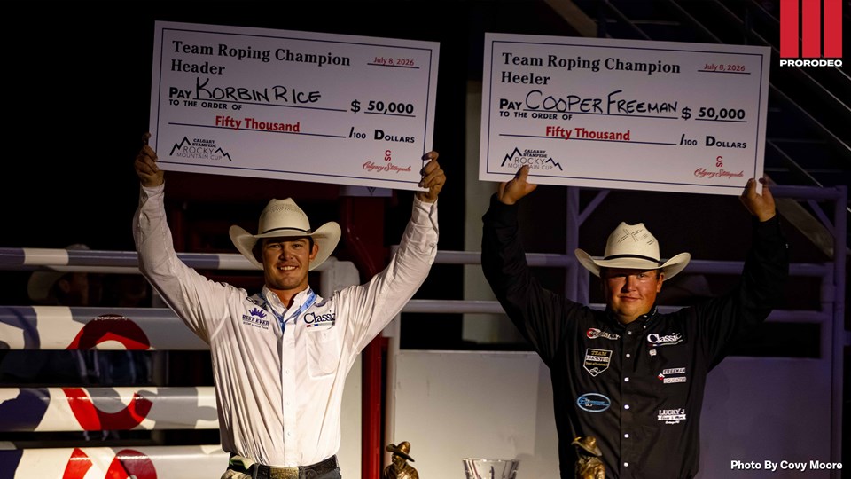 Team Roping Rocky Mountain Cup Calgary champs